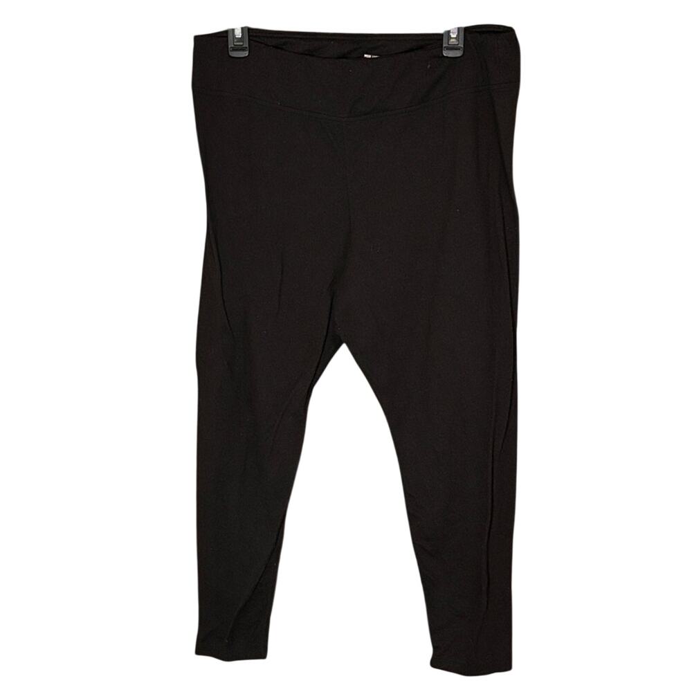 Muk Luks Black Cozy Leggings Womens XXL Soft Stretch Lounge Pants Winter